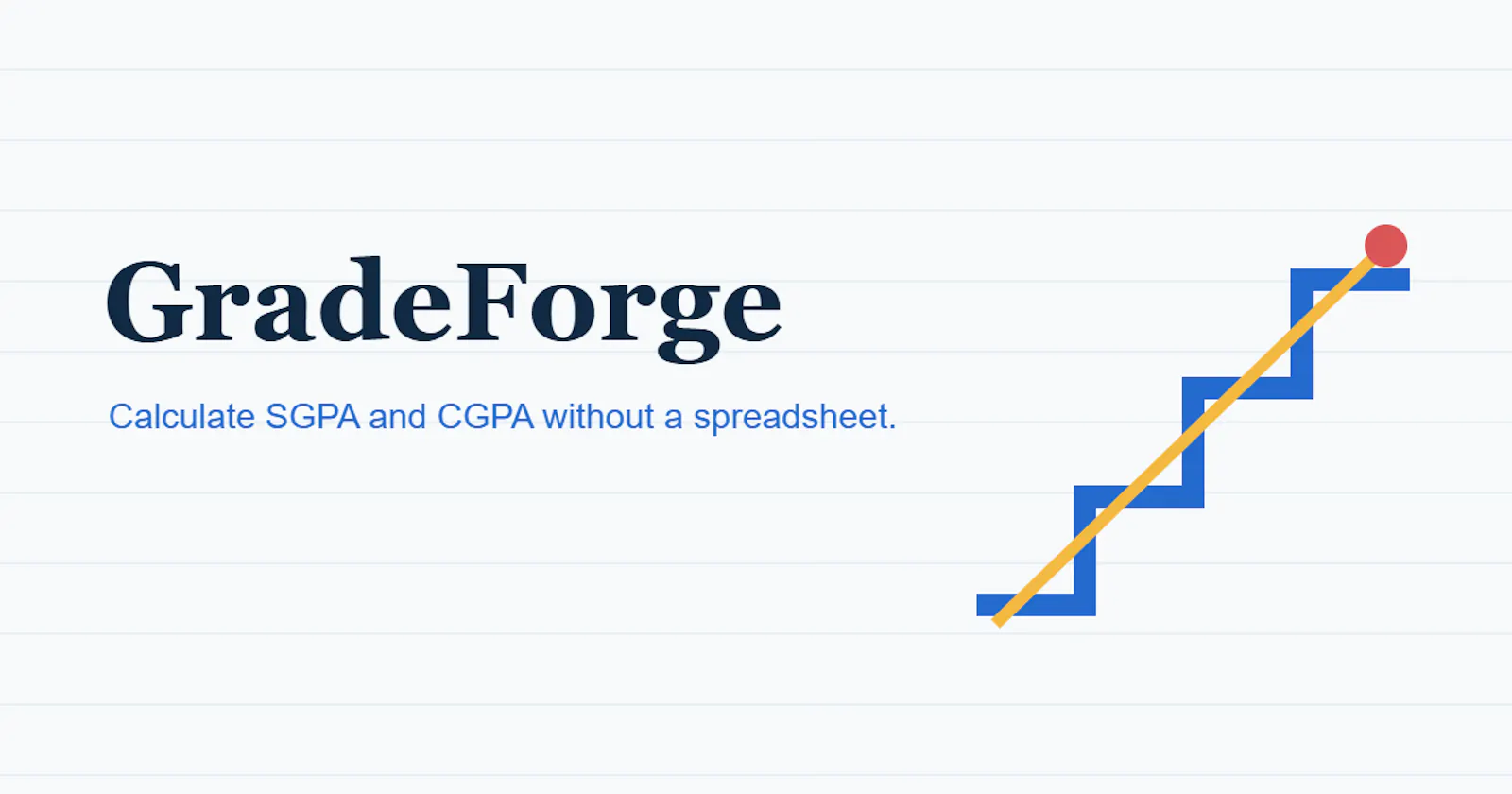 GradeForge — SGPA and CGPA Calculator screenshot 1