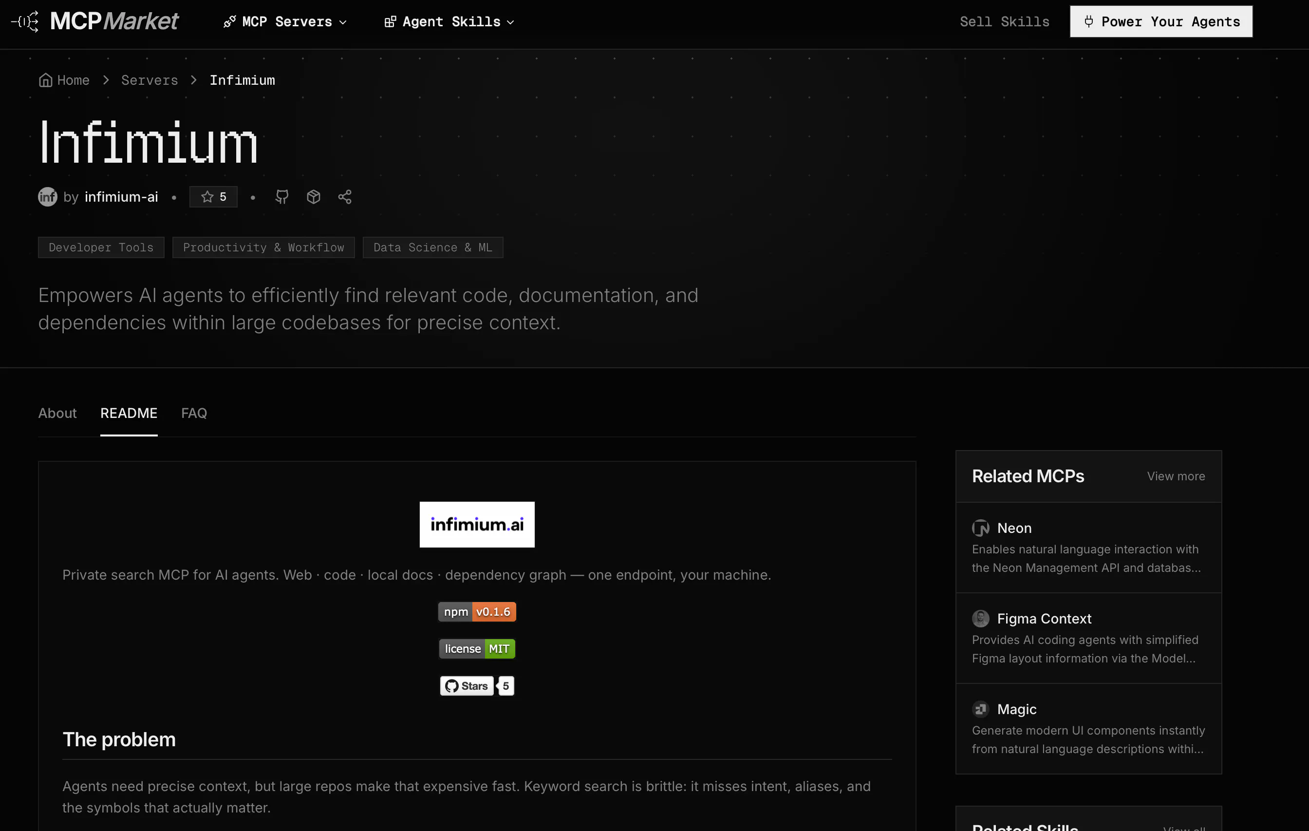 Infimium screenshot