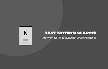 Fast Notion Search gallery image