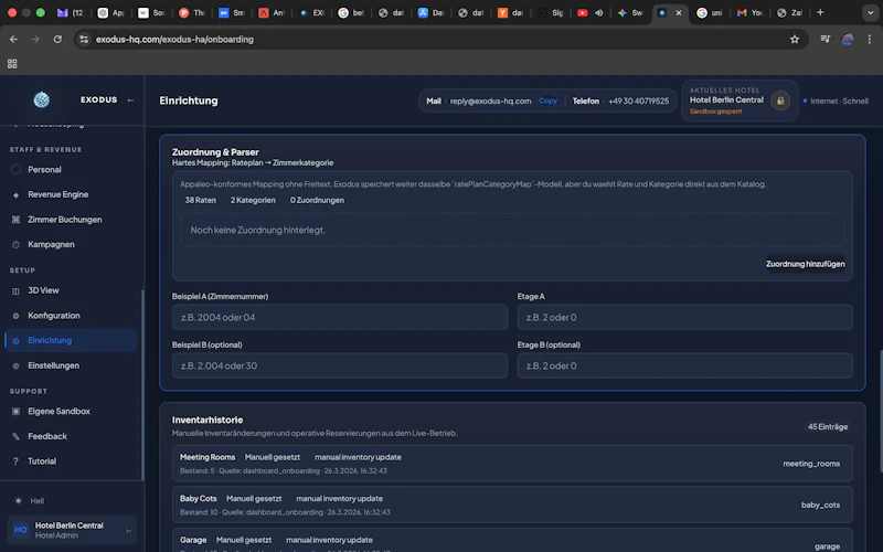 EXODUS Hotel Intelligence screenshot 16