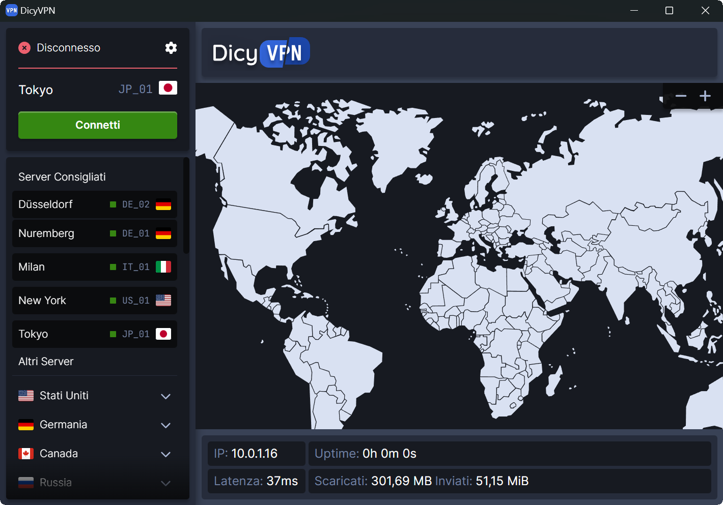 dicyvpn - 성능 우선 VPN 미디어 1