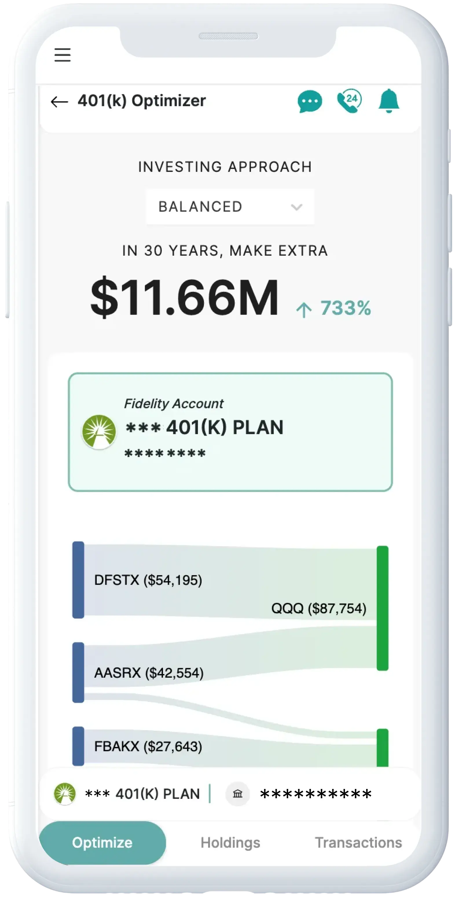 Xillion 401k Optimizer - 스마트 투자로 401K를 강화하십시오 미디어 2