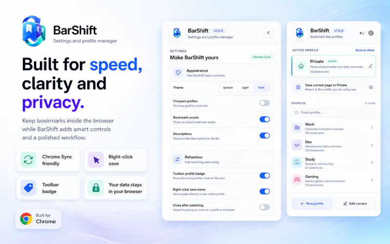 BarShift screenshot 3