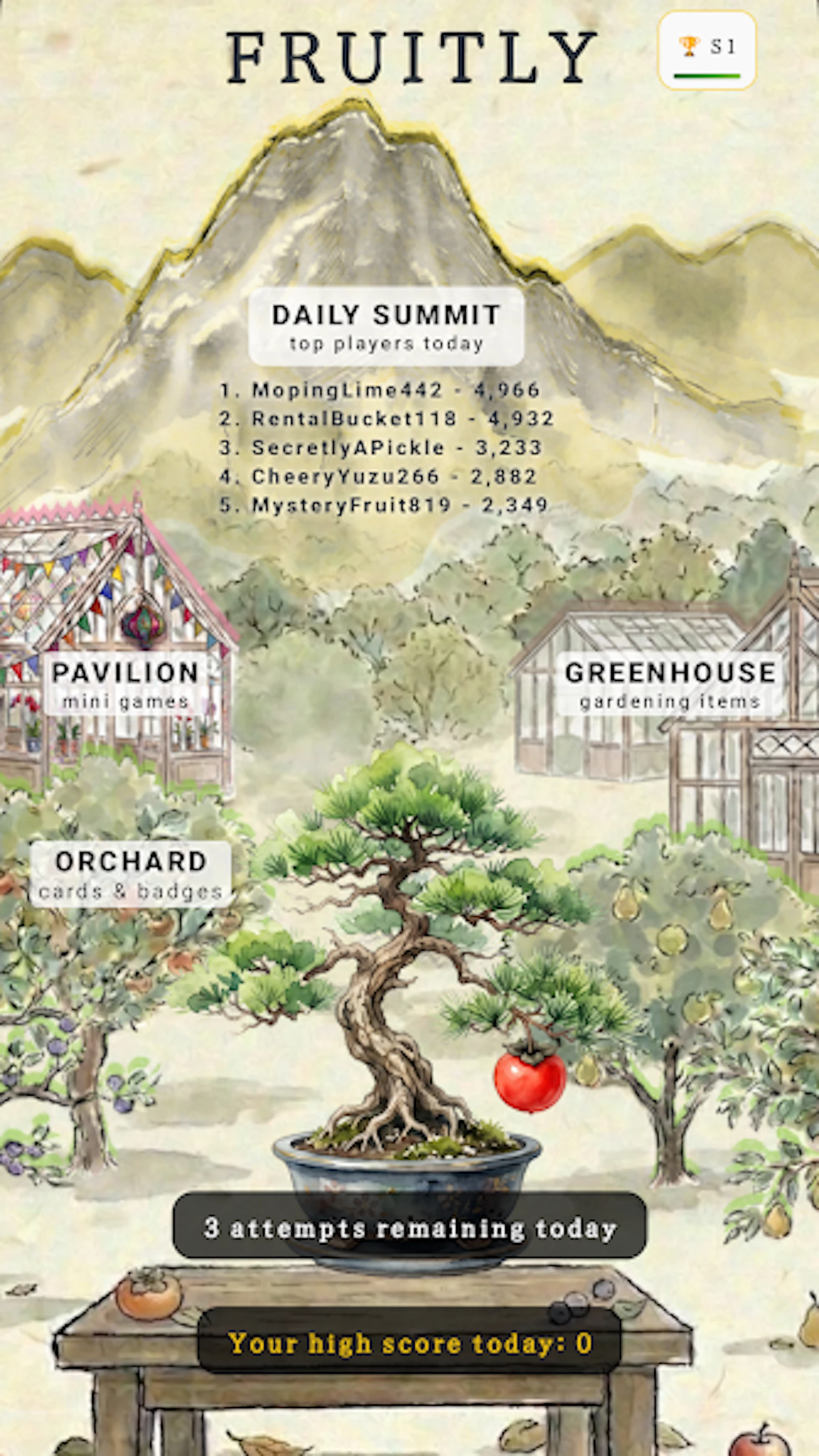 Fruitly screenshot 1