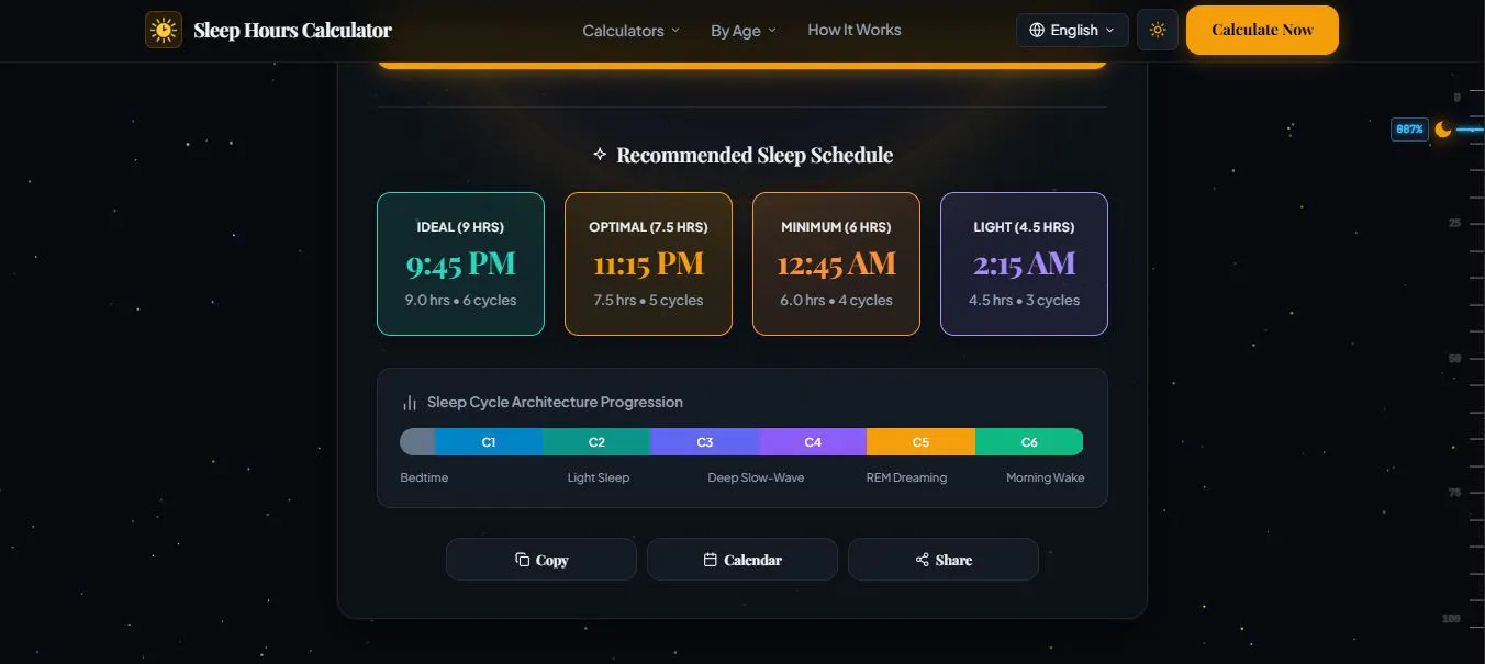 Sleep Hours Calculator gallery image