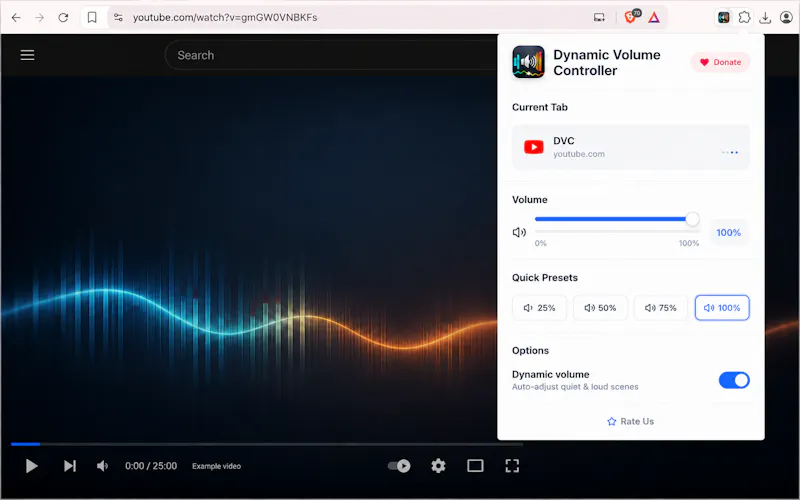 Dynamic Volume Controller screenshot 2