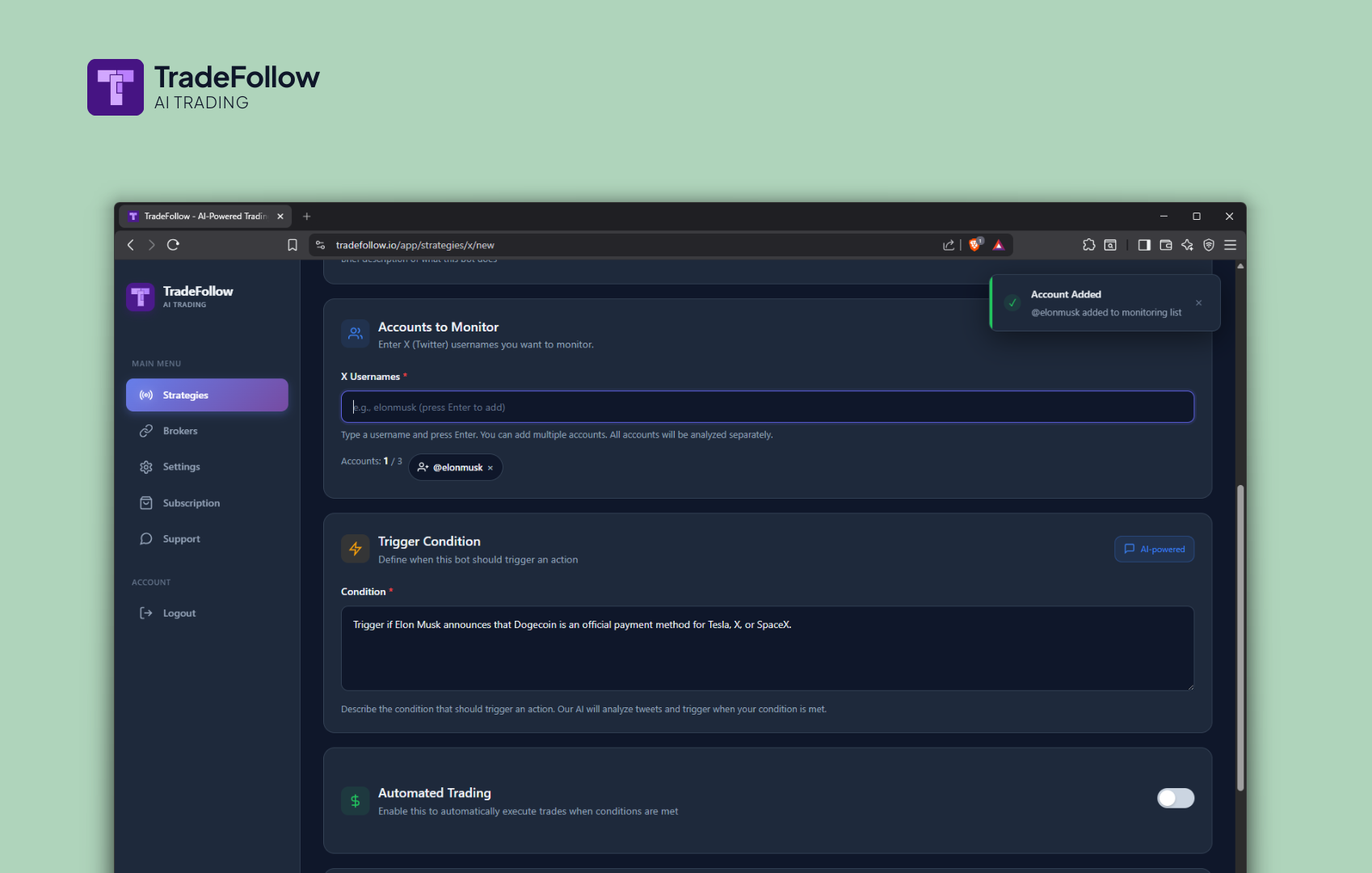 TradeFollow gallery image