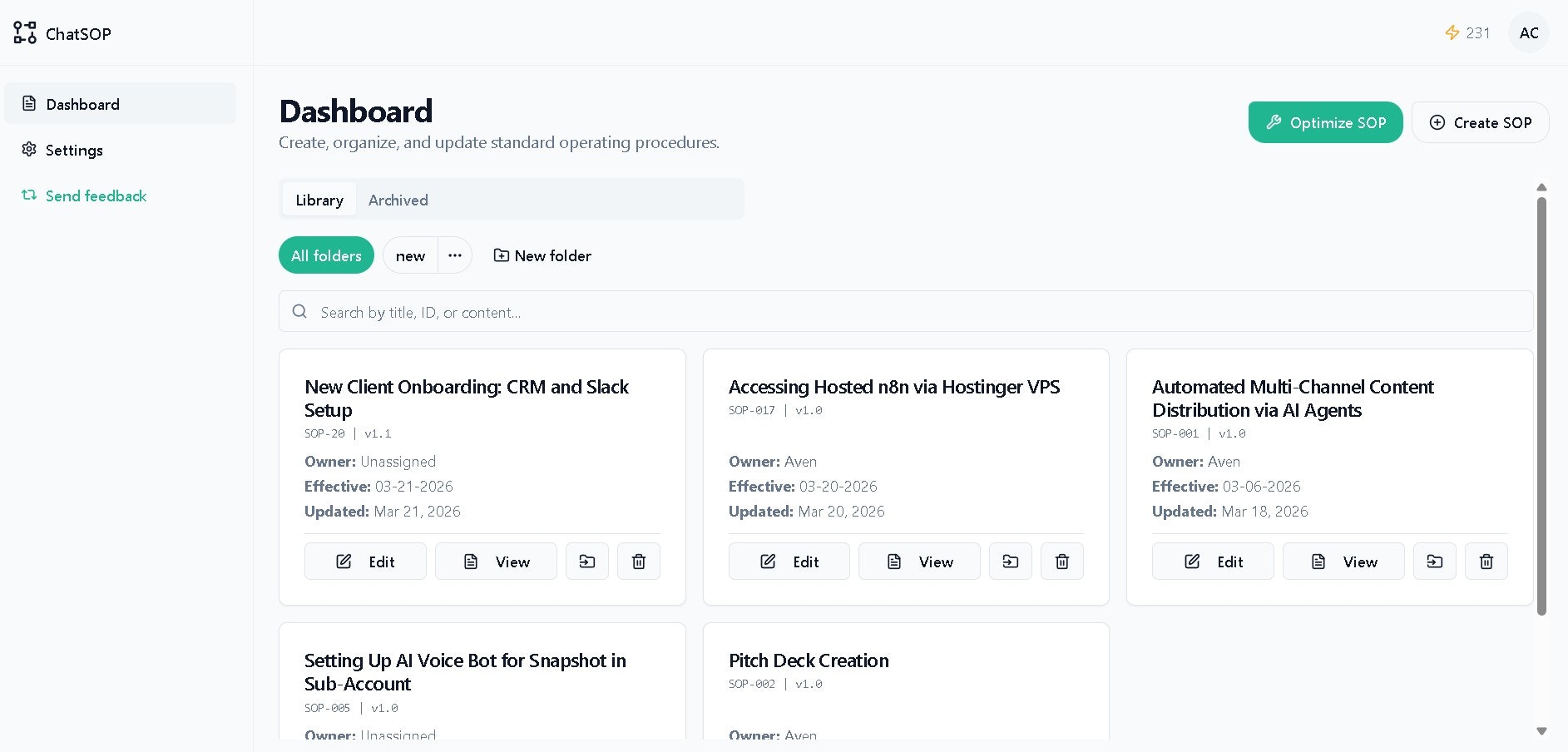 ChatSOP gallery image