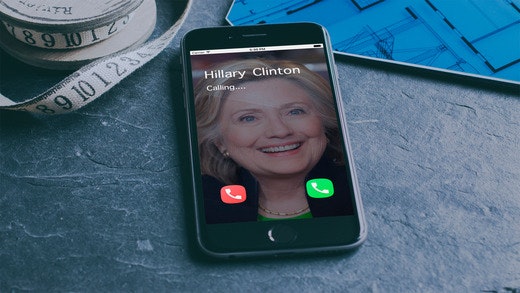 Hillary Clinton Prank Call: Call simulator gallery image
