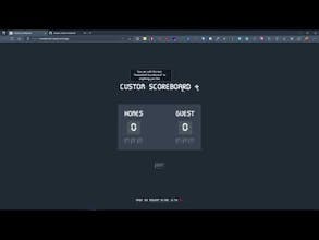Custom scoreboard gallery image