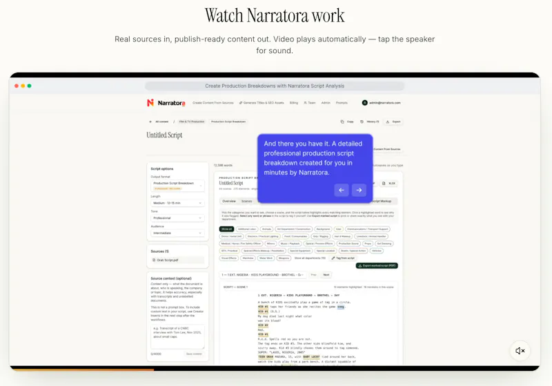 Narratora screenshot 5