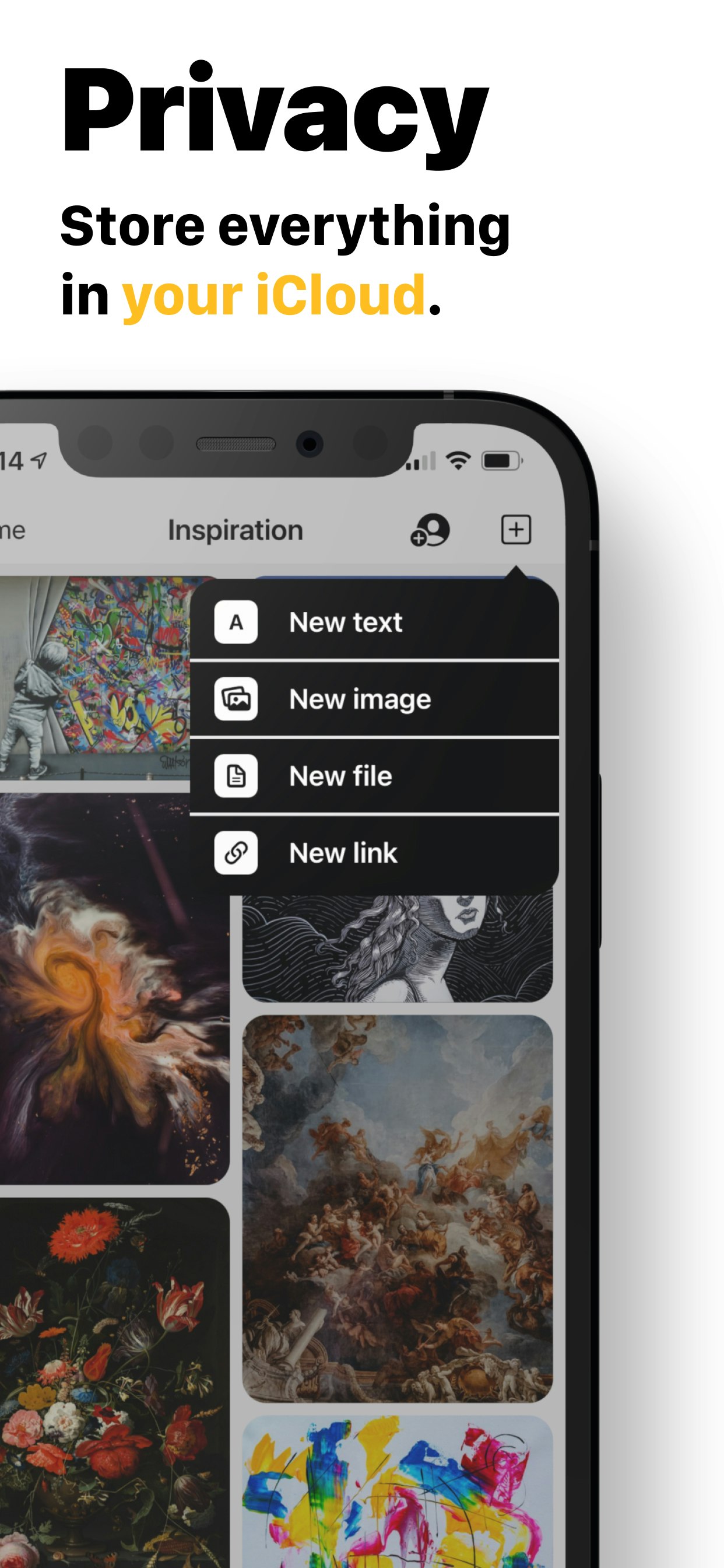 Pile: Save links, notes, files gallery image