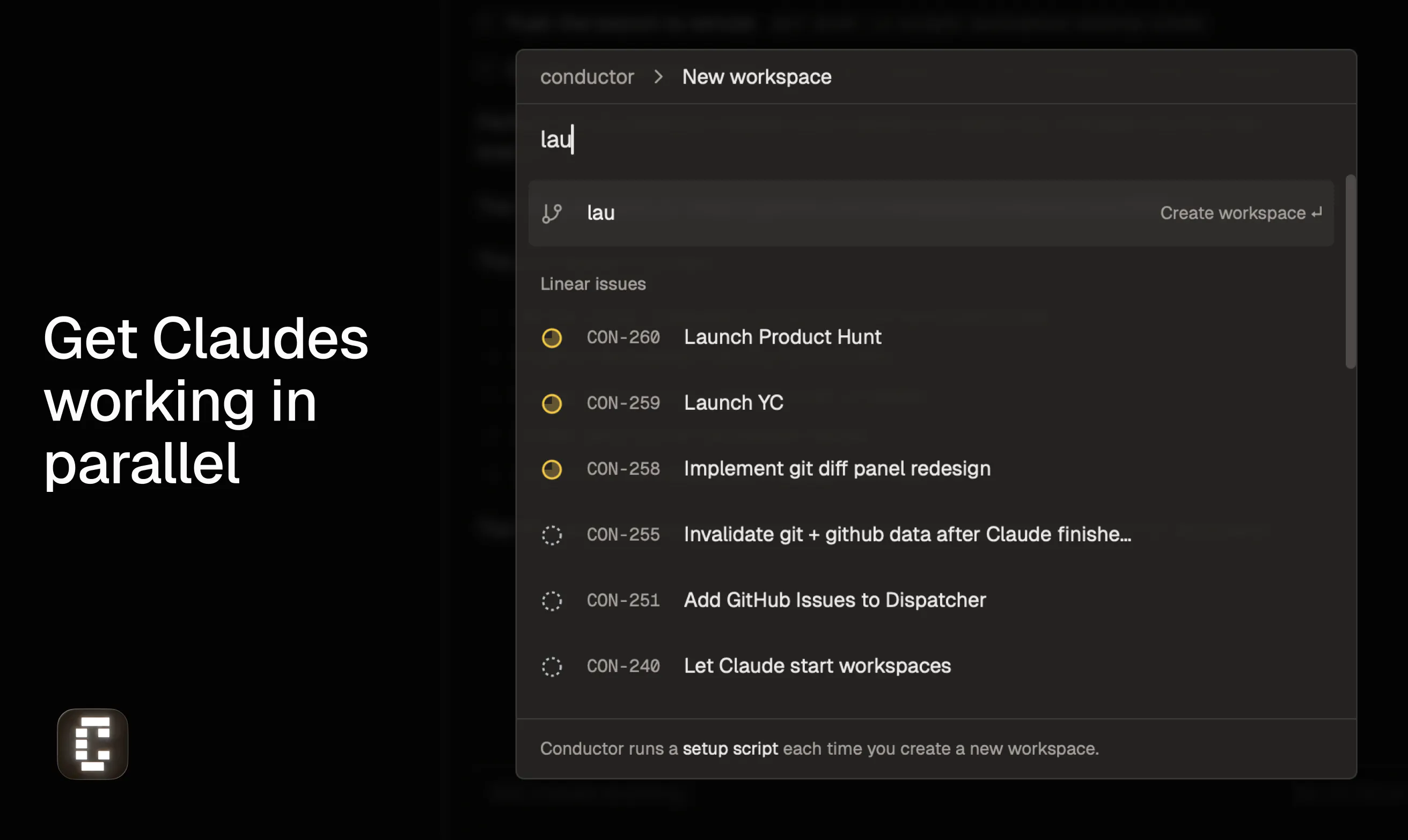 Conductor: Run a bunch of Claude Codes in parallel | Product Hunt