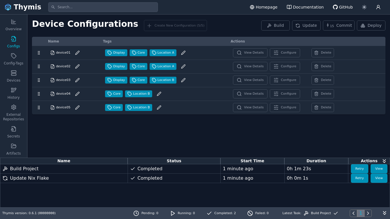 Thymide (cloud open source) - Gestione della flotta IoT dichiarativa con Nixos media 2