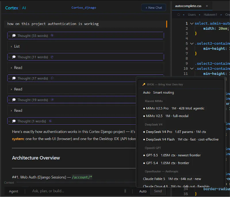 Cortex — AI IDE for developers screenshot 2