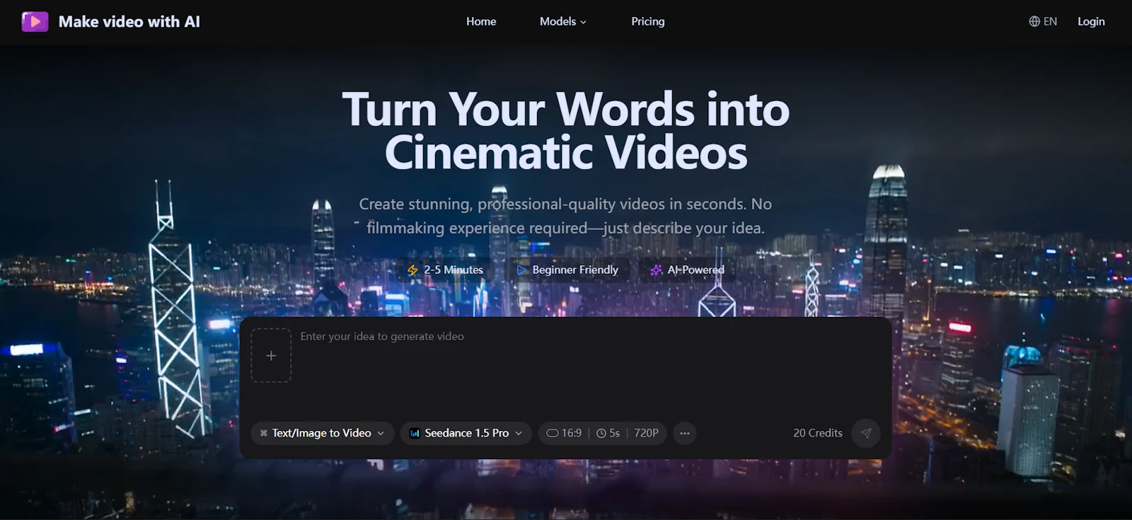 Make video with AI screenshot 1