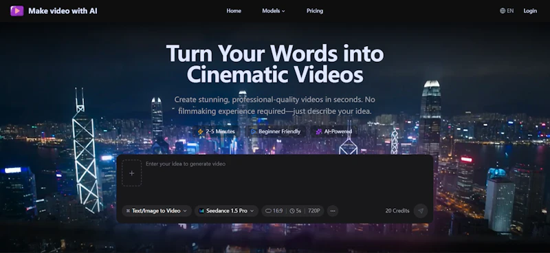 Make video with AI screenshot 1