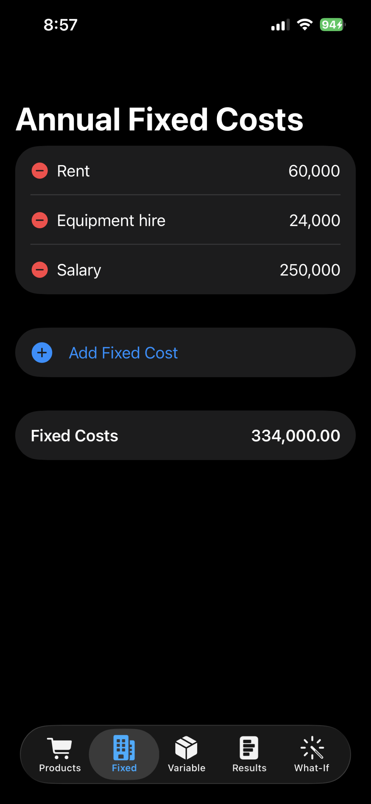 Costmate - Screenshot 2 showing product features and functionality