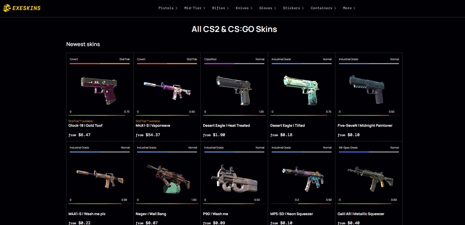 exeskins - Sfoglia e acquista un catalogo completo di pelli CS2 media 2