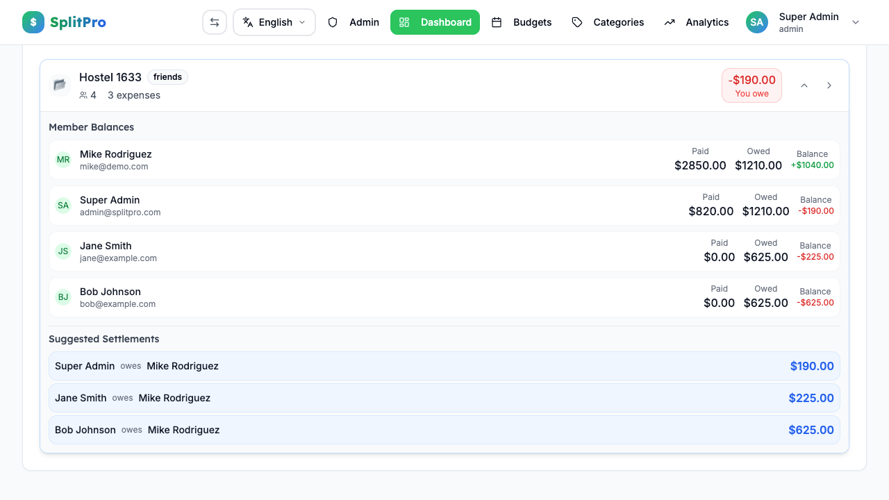 SplitPro - Complete Expense Management gallery image