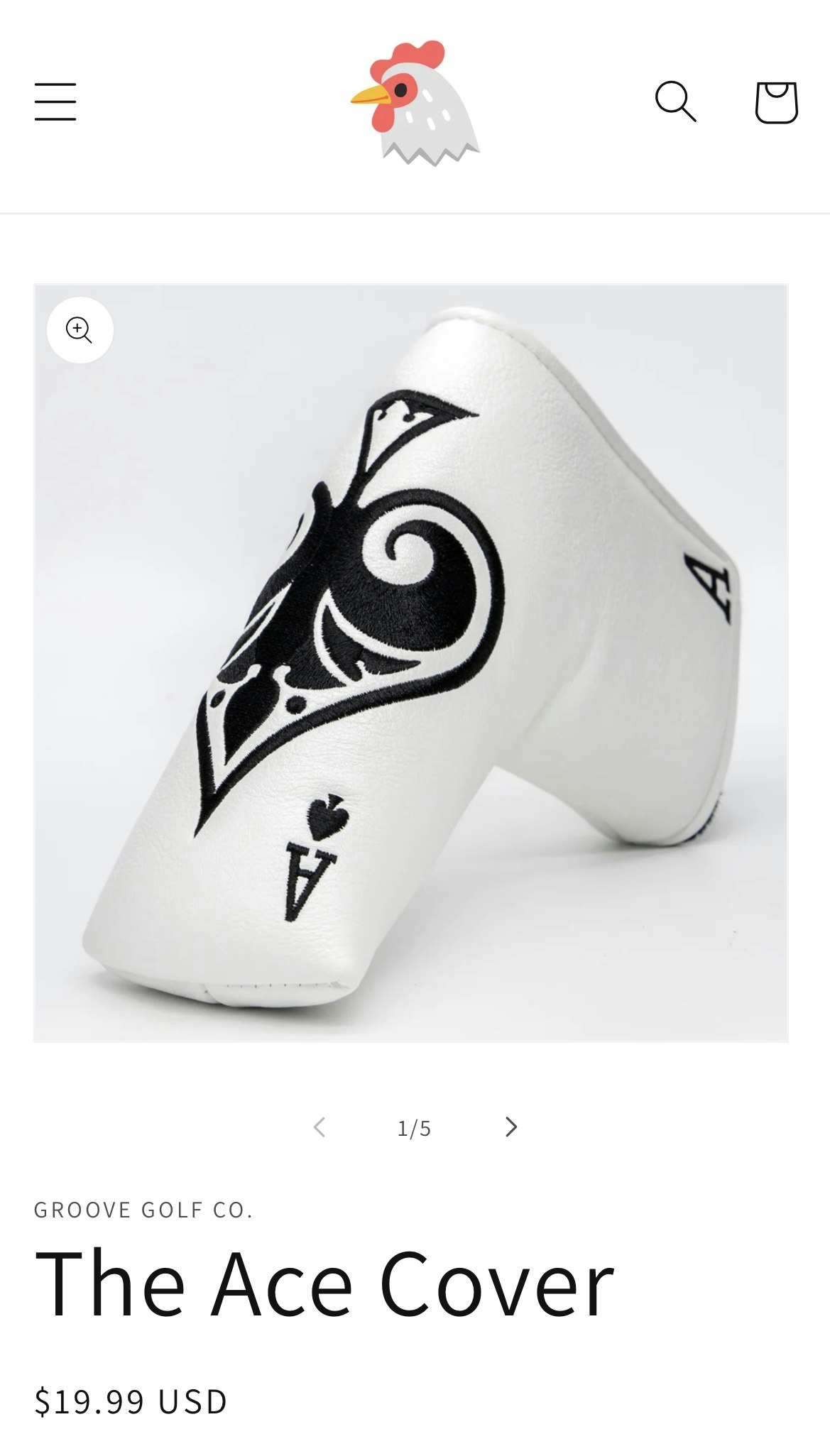 Groove Golf Co. Leapri in pelle media 3