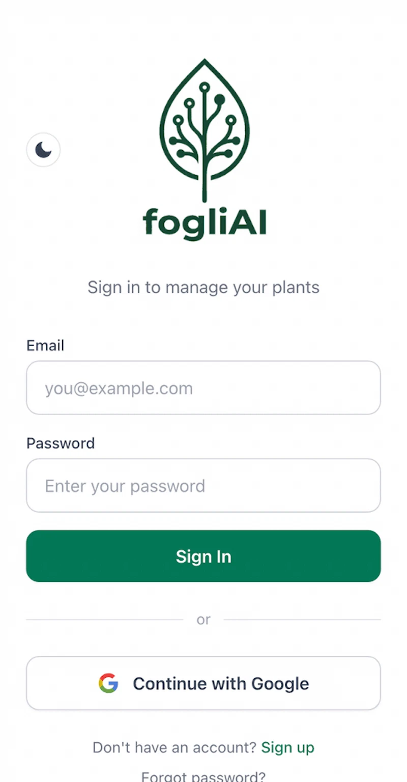 FogliAI screenshot 1
