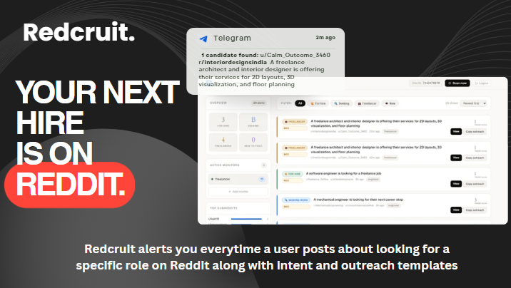 Redcruit — Find Candidates from reddit gallery image