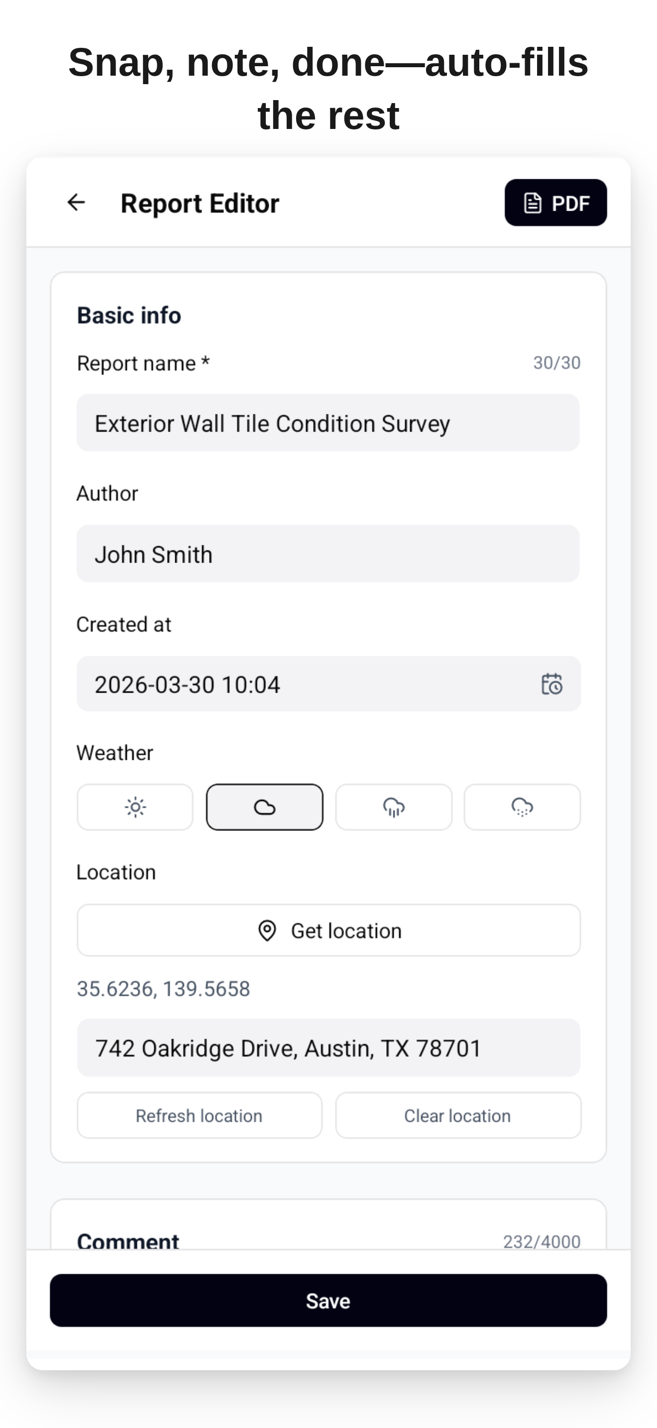 Repolog — Jobsite Photos to PDF gallery image