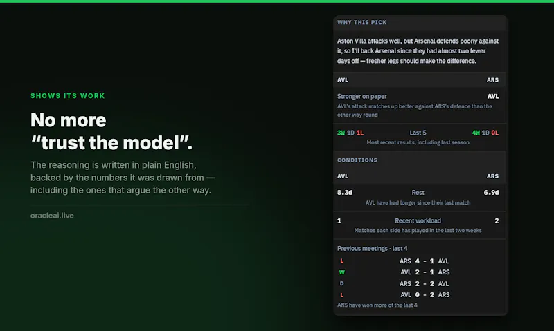 OracleOdds AI screenshot 3