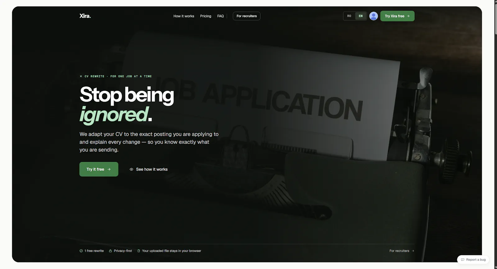 Xira screenshot 1