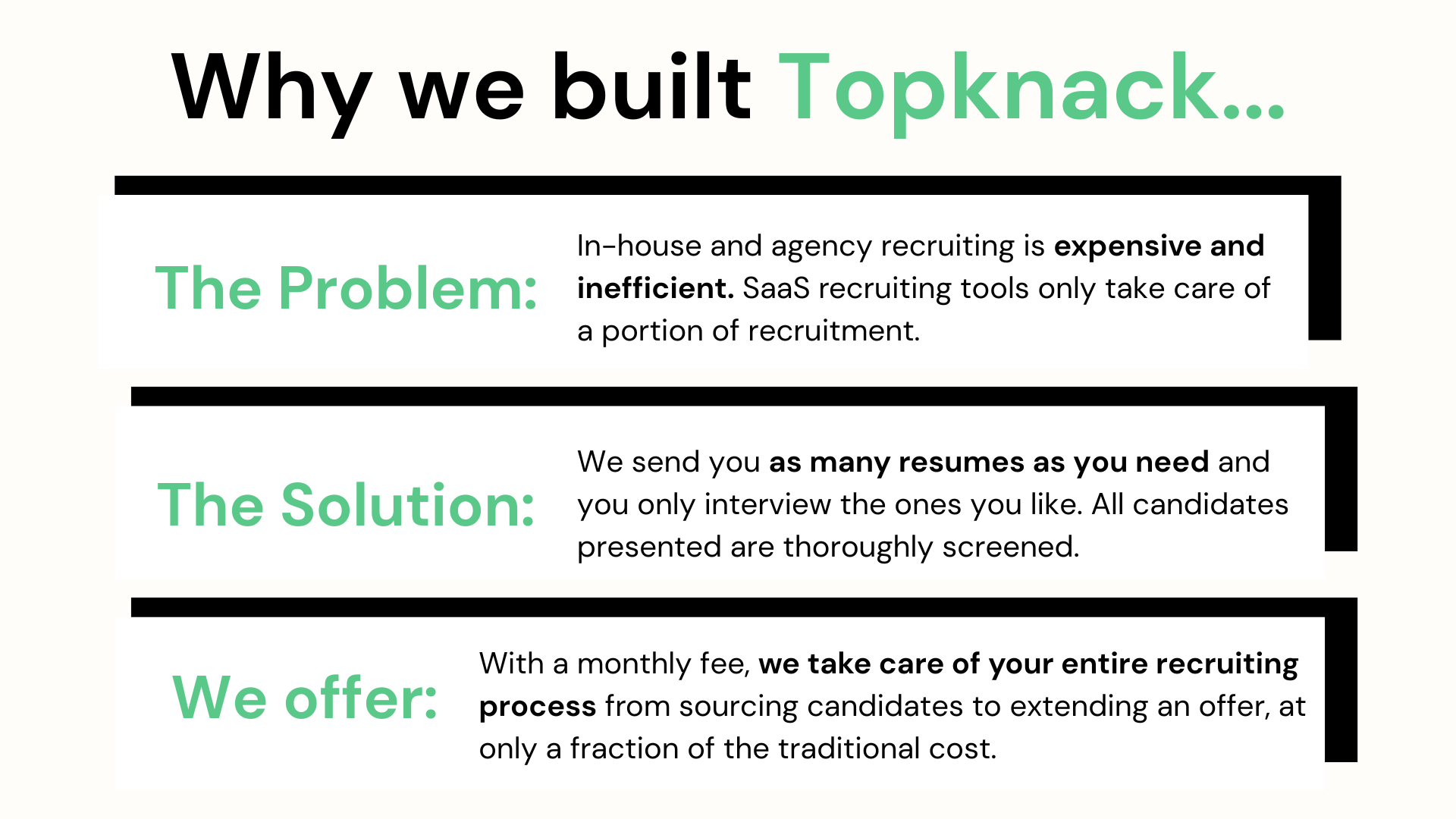 Top Knack - Ежемесячная служба рекрутинга для высококачественных технологических стартапов медиа 3