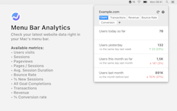 Menu Bar Analytics for macOS media 2