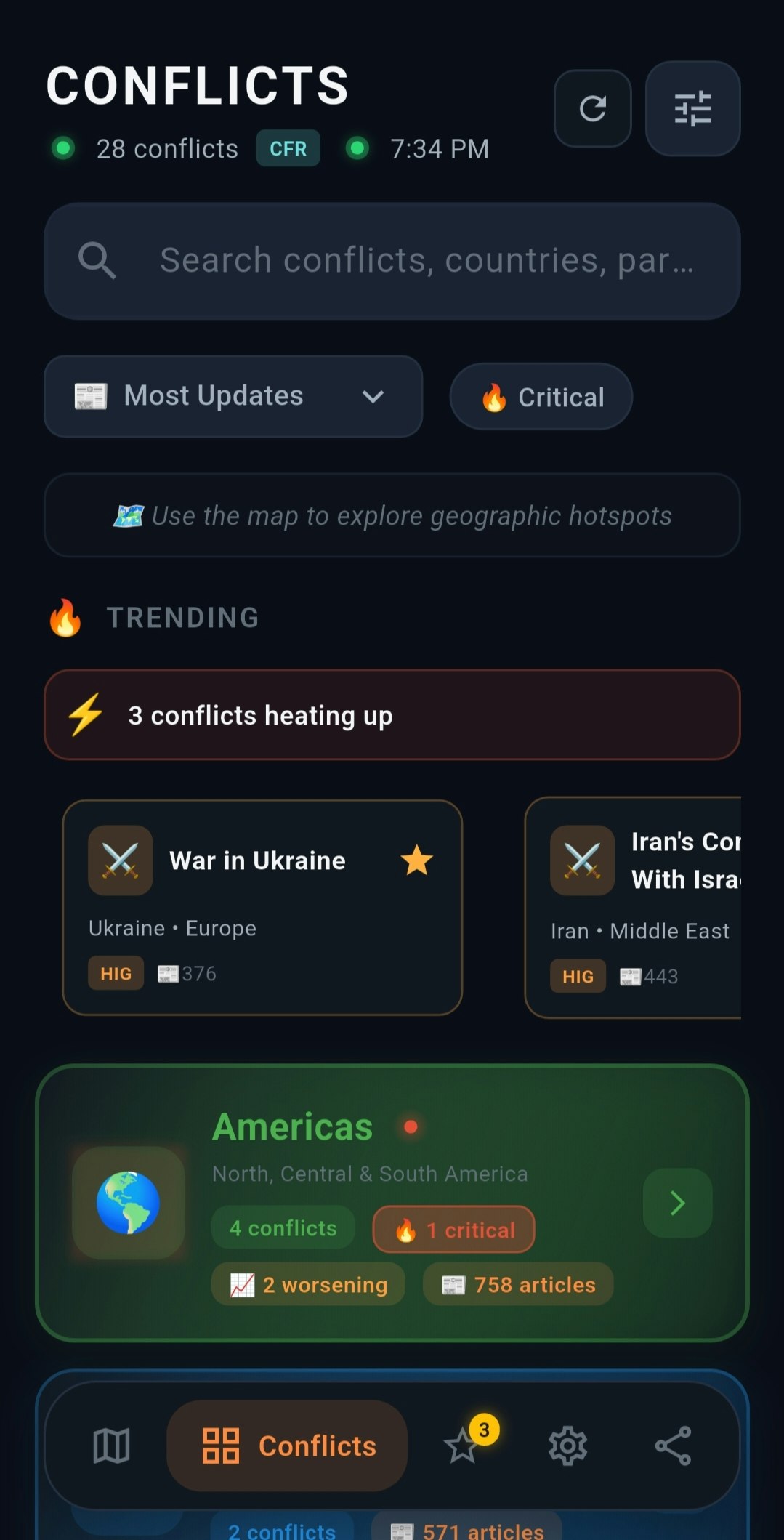Geopolitics & Conflict Monitor gallery image