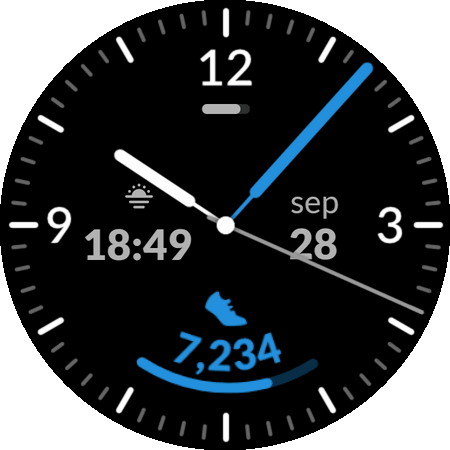 Analógico One Watch Face for Wear OS