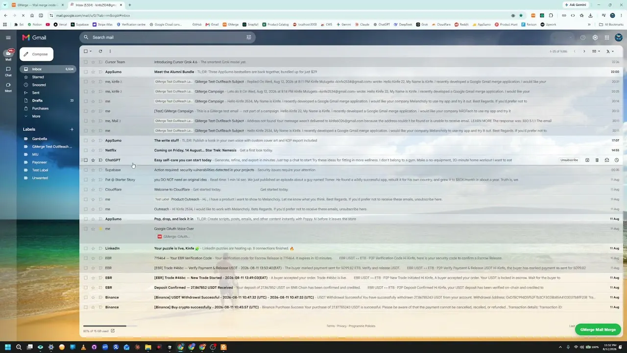 GMerge — Mail merge inside Gmail gallery image