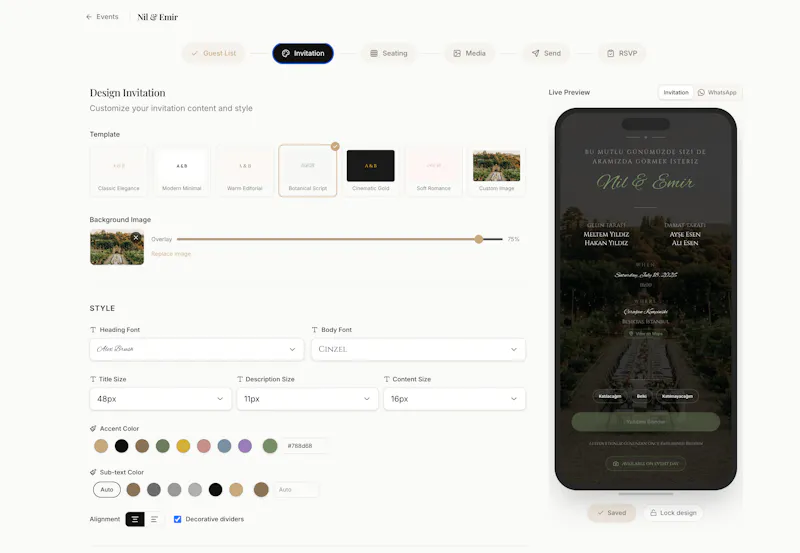 Davetin.app screenshot 3