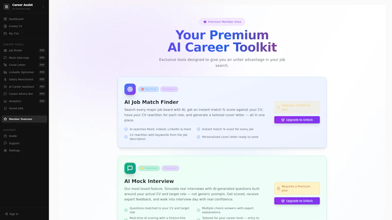 Career Assist by Function Labs screenshot 1