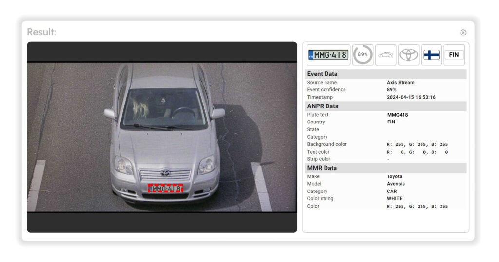 Média Application vidéo de l'axe Carmen® - Améliorer les caméras d'axe avec une précision ANPR / Alpr supérieure 2