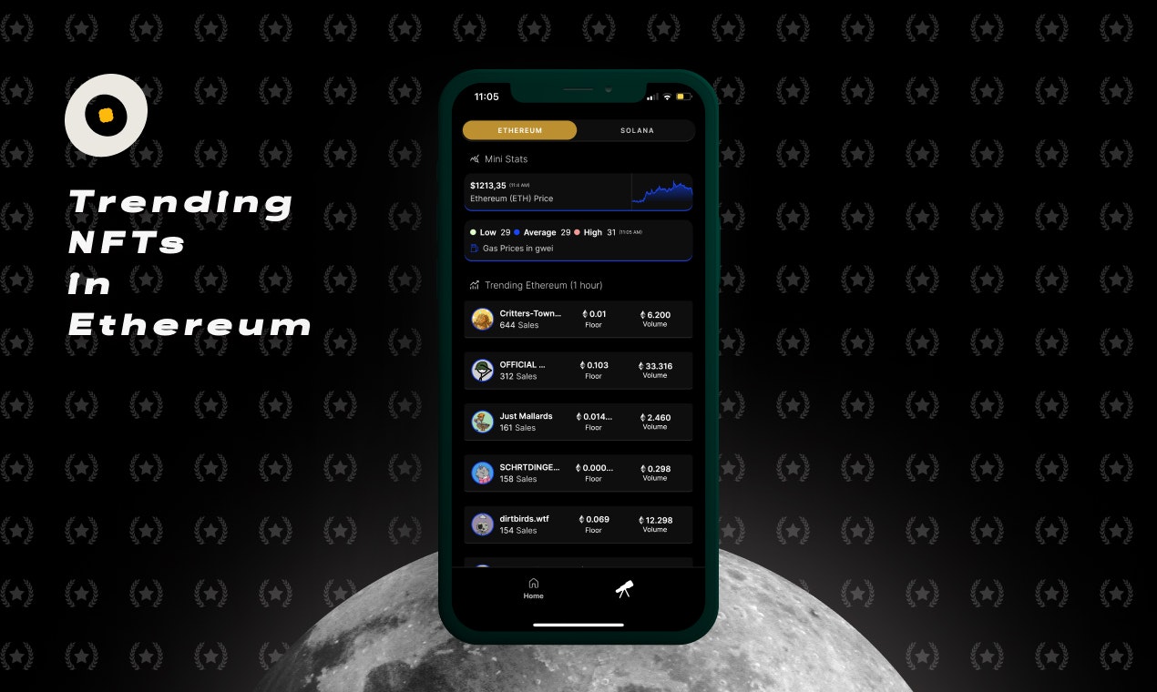 Objektif Moon NFT Tracker media 3