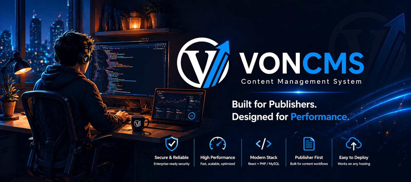 VonCMS screenshot 6