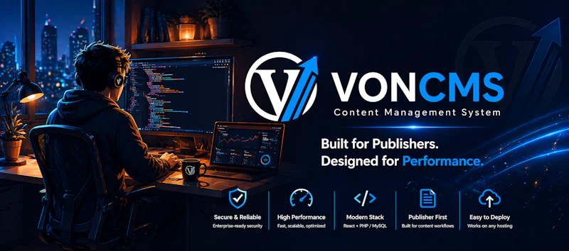VonCMS screenshot 6