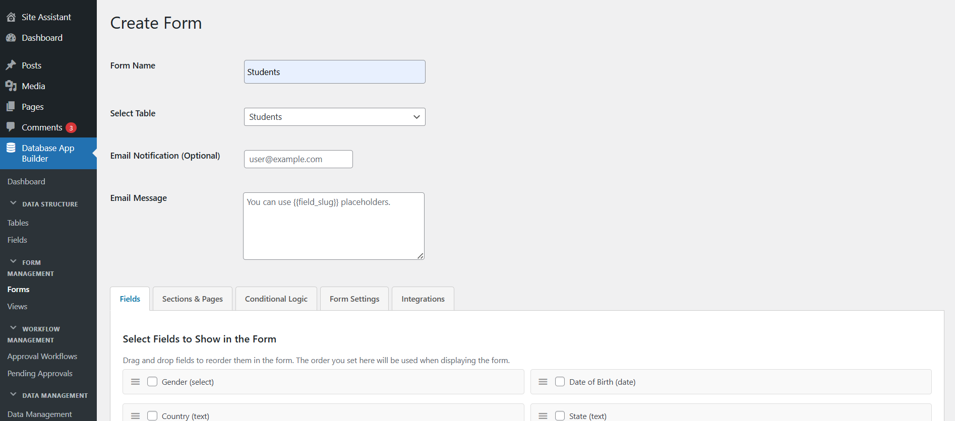 Média Bâteur d'application WP - Créer une application complexe à l'intérieur de WordPress sans codage 3