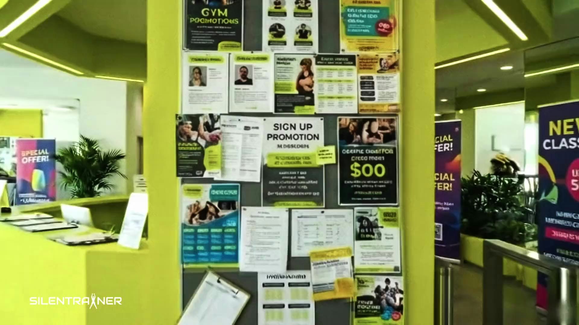 All-in-One Digital Signage Hub for Gyms - Screenshot 2 showing product features and functionality