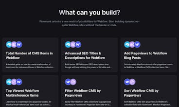 Webflow & Airtable Syncing Tool Flowmonk gallery image