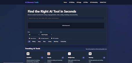 AI Discover Tools gallery image