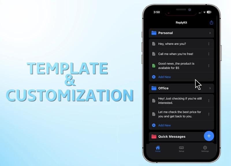 ReplyKit - Template Keyboard screenshot 5