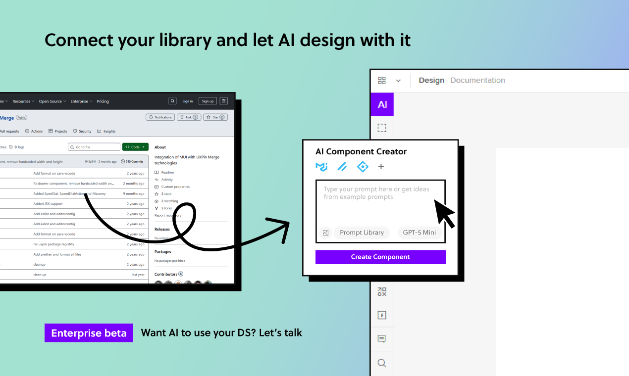 UXPin Merge AI 2.0 gallery image