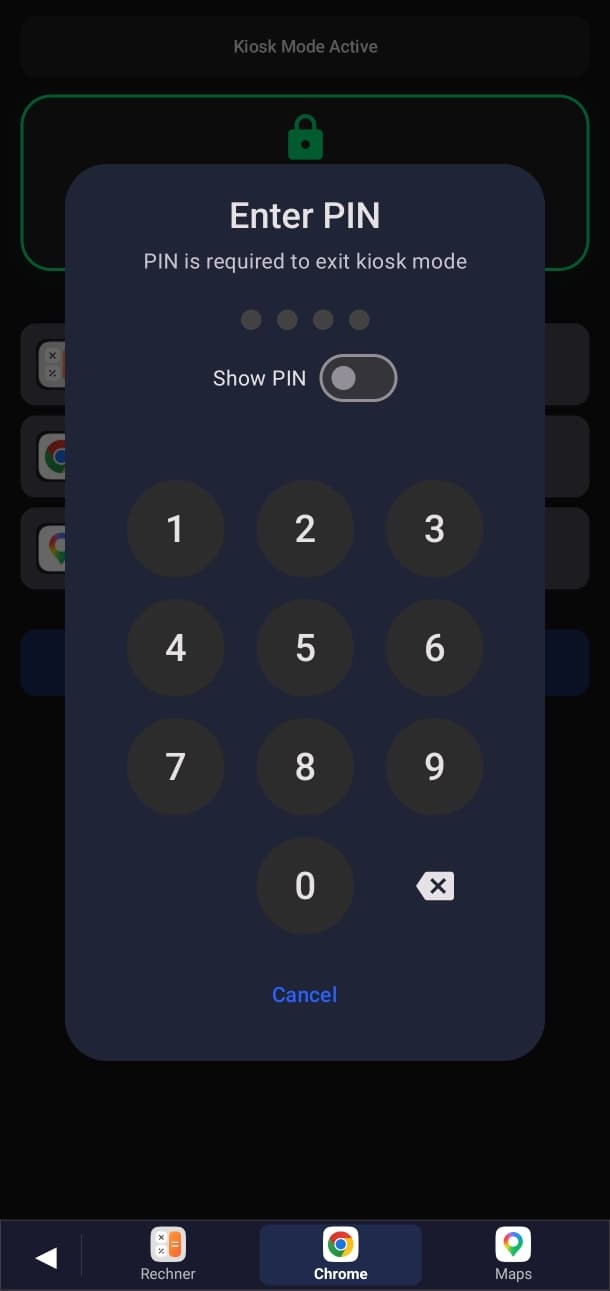 H2 Kiosk Mode gallery image