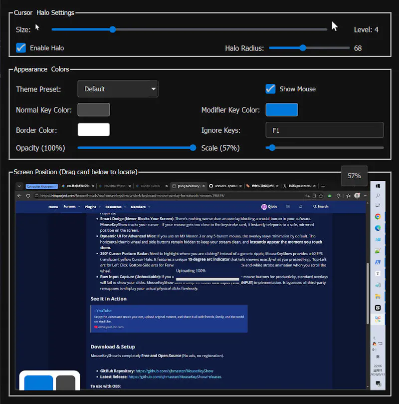 MouseKeyShow screenshot 3