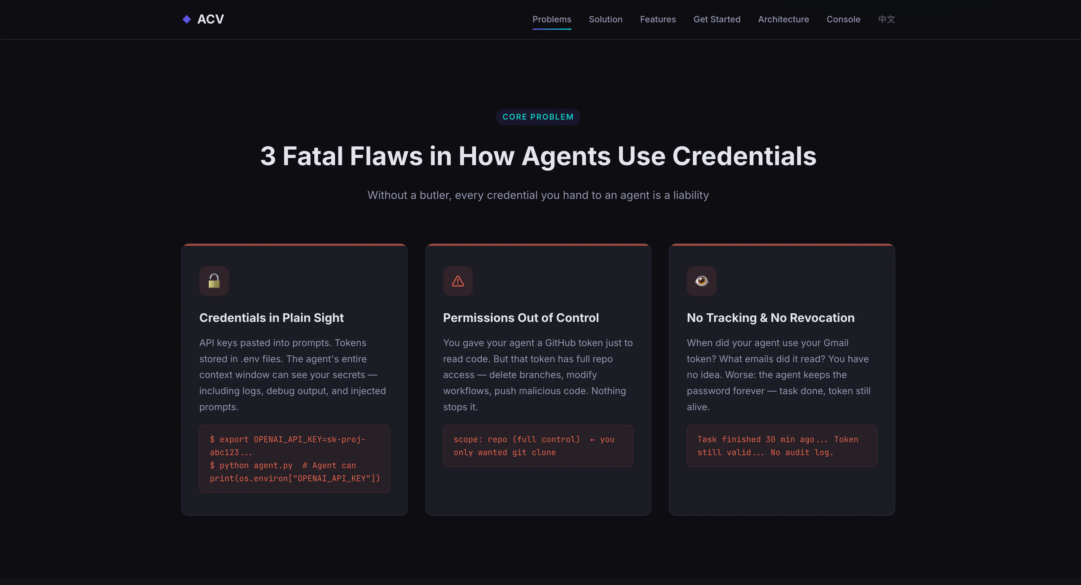 Agent Credential Vault screenshot 1